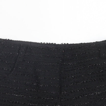 Dunnes Girls Black  Polyester Sailor Shorts Size 4 Years  Regular Zip