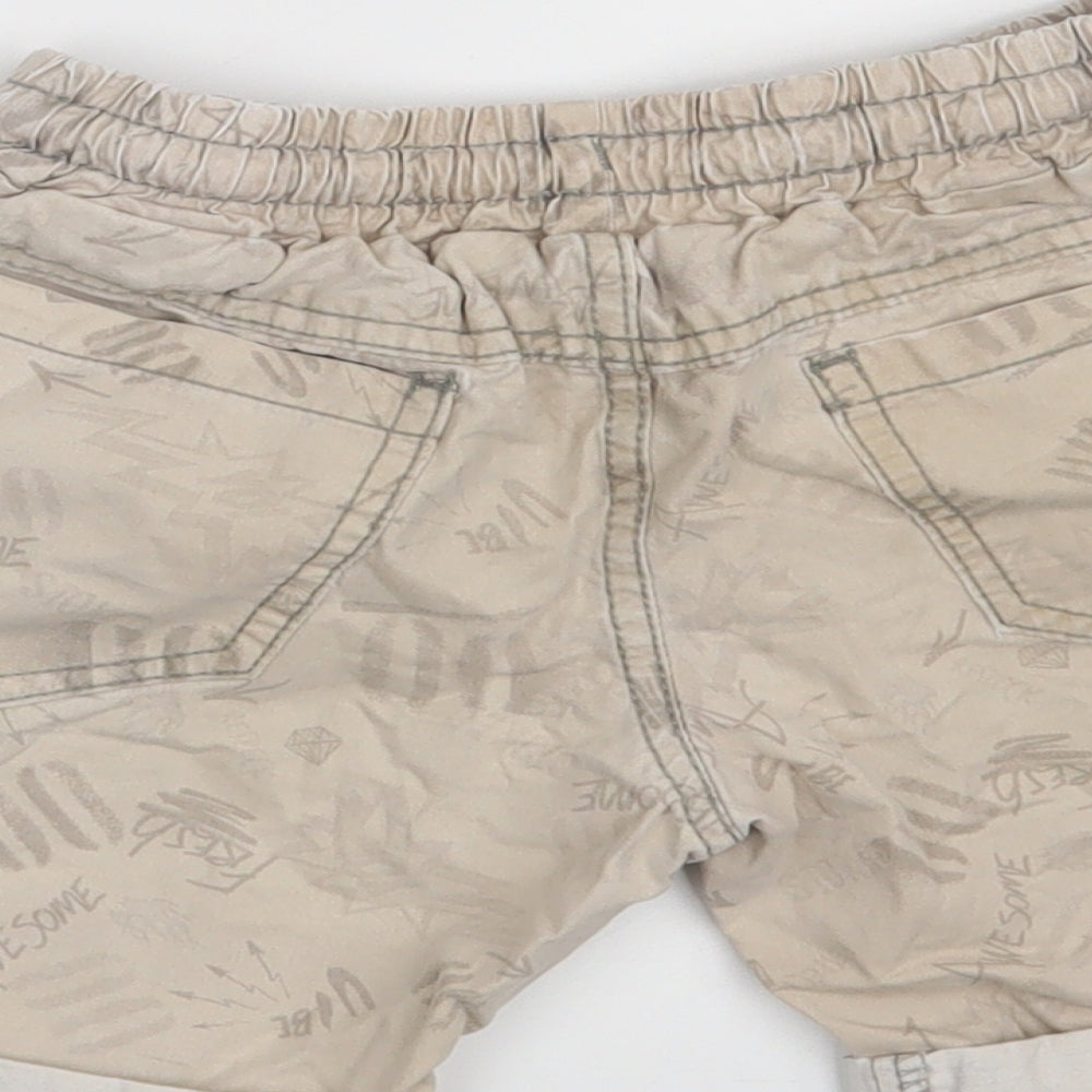 mrp Boys Beige  100% Cotton Chino Shorts Size 4-5 Years  Regular