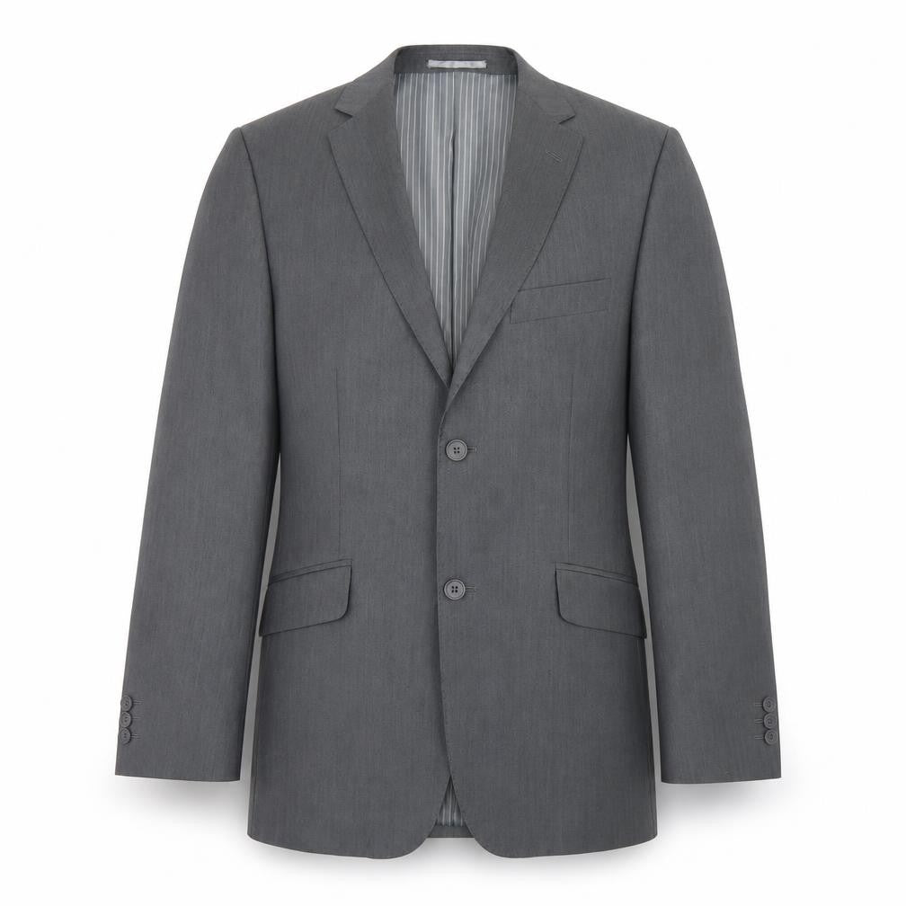 Preworn Mens Grey  Polyester Jacket Blazer Size 38