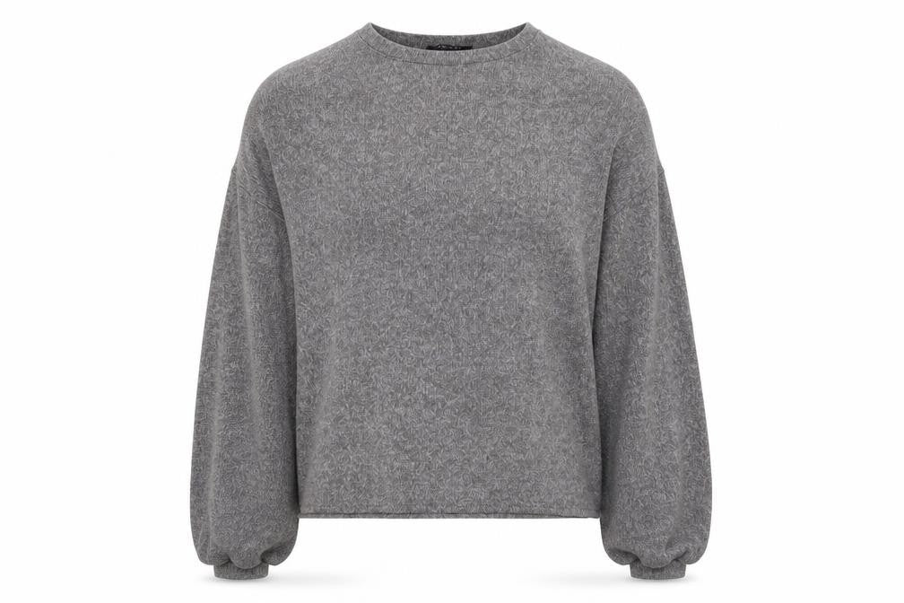 New Look Womens Grey Round Neck  Polyester Pullover Jumper Size L