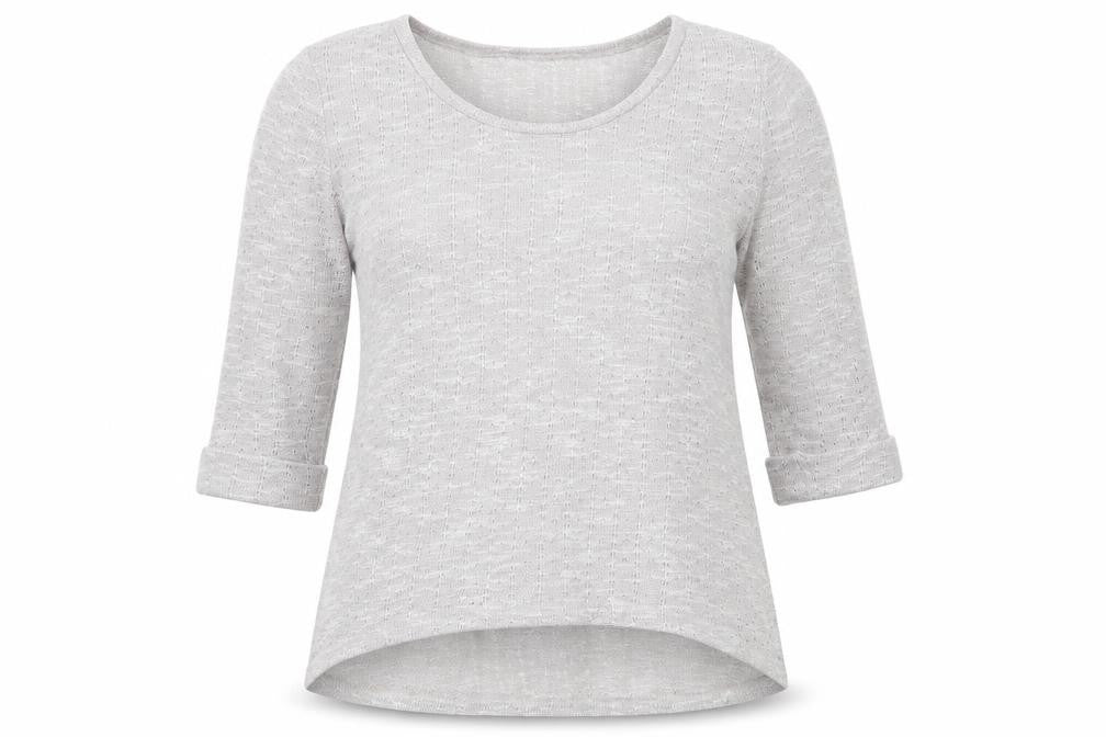 New Look Womens Grey Round Neck  Polyester Pullover Jumper Size 14