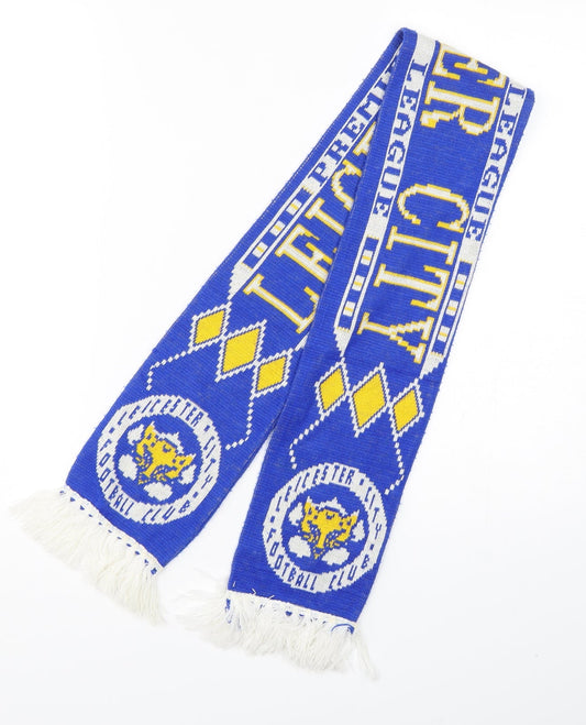 Preworn  Mens Blue  Acrylic Scarf  Size Regular   - Leicester City FC