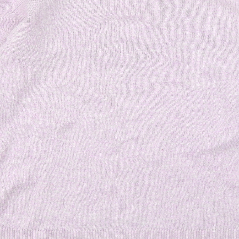 Gap Womens Pink Round Neck  Nylon Pullover Jumper Size S