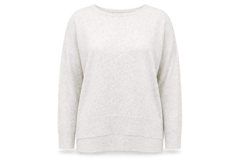 Atmosphere Womens Beige Round Neck  Viscose Pullover Jumper Size 18