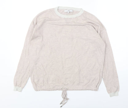 Preloved NEXT Womens Pink Round Neck  Cotton Pullover Jumper Size 10 - Front
