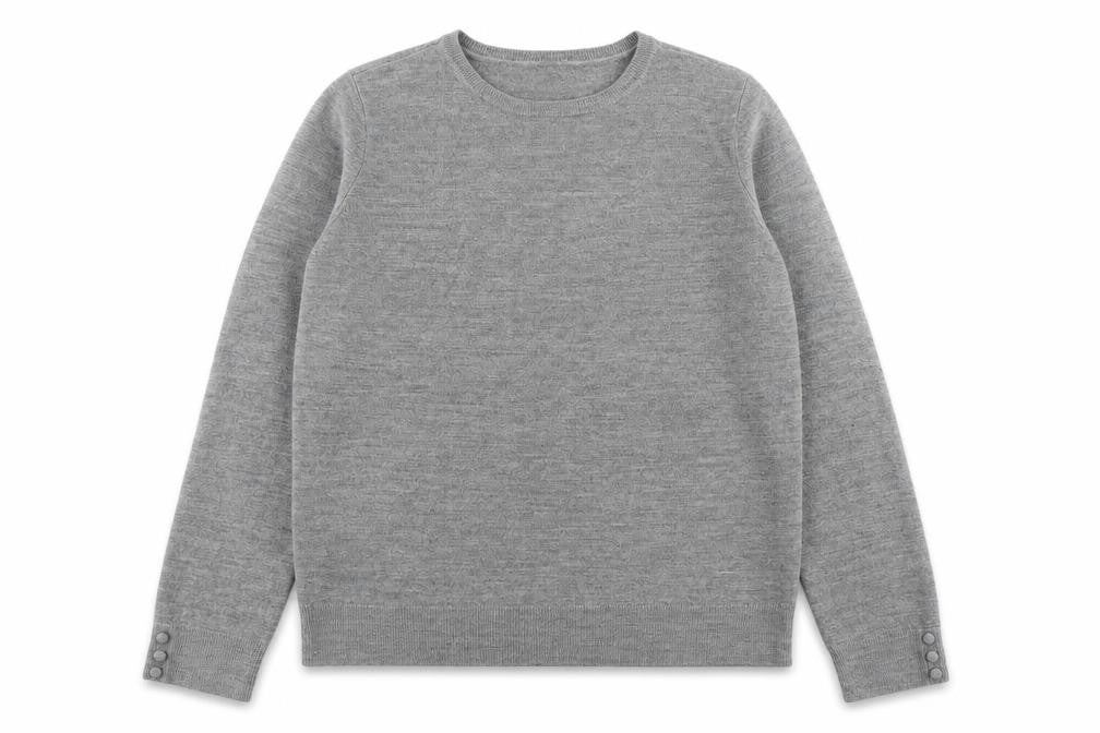 BHS Womens Grey  Acrylic Pullover Sweatshirt Size 14  Pullover