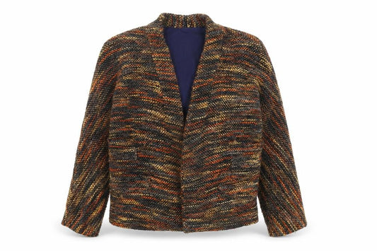 Zara Womens Multicoloured Striped Polyester Jacket Blazer Size S