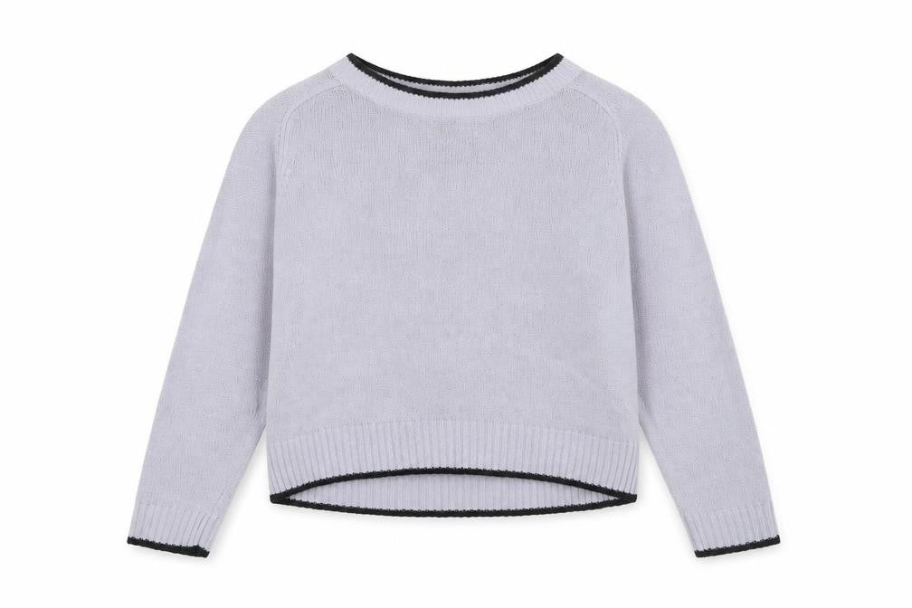H&M Womens Purple Crew Neck  Acrylic Pullover Jumper Size M