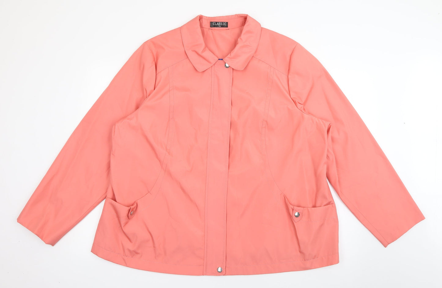 Classic Womens Pink   Jacket Coat Size XL  Zip