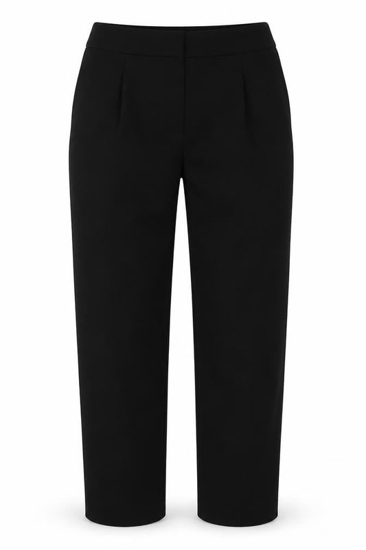 New Look Womens Black  Polyester Trousers  Size 8 L25.5 in Regular Hook & Eye