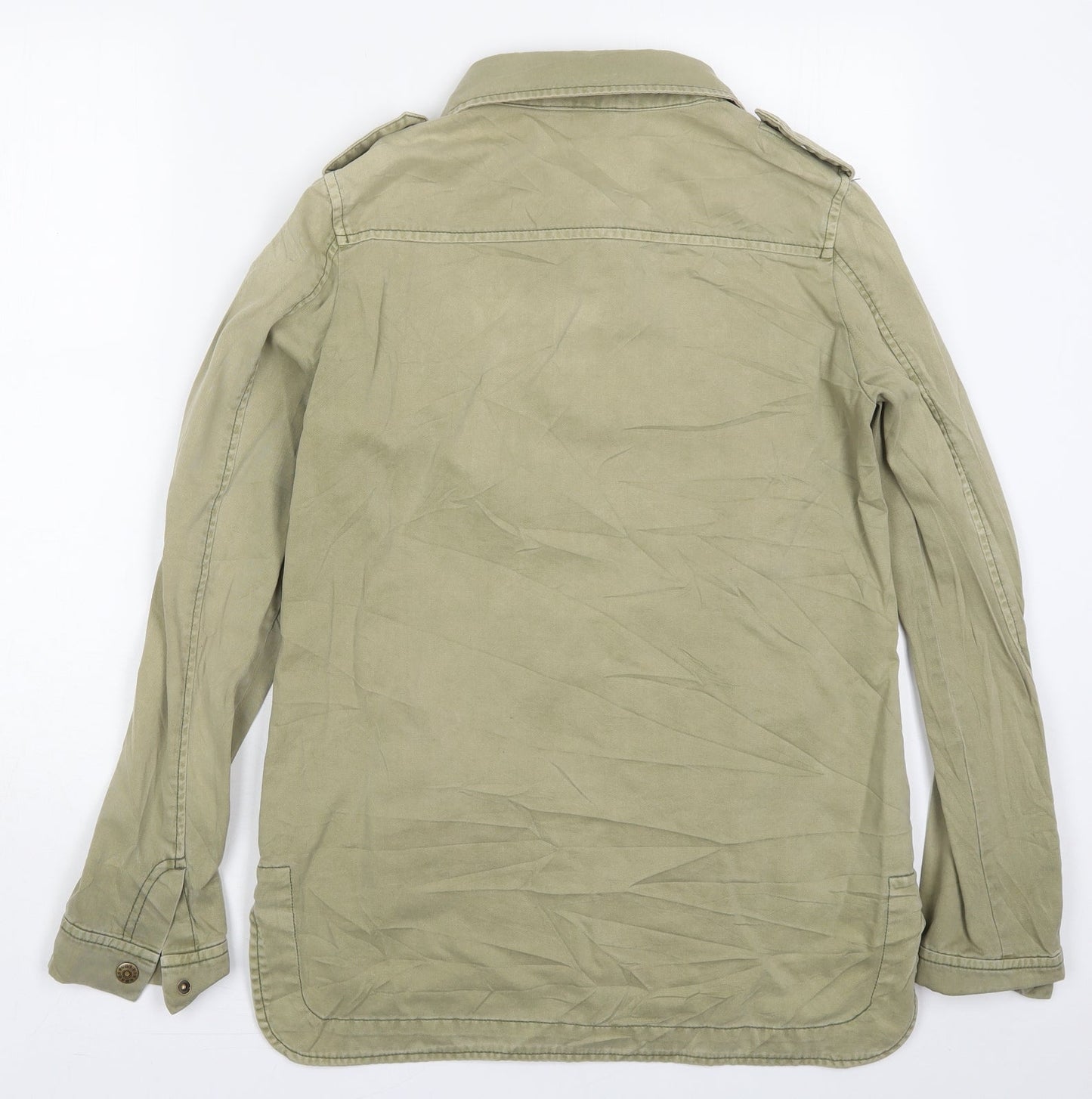 H&M Womens Green   Jacket  Size 10  Zip