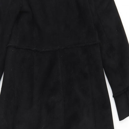 Marks & Spencer Womens Black   Jacket  Size 10  Tie