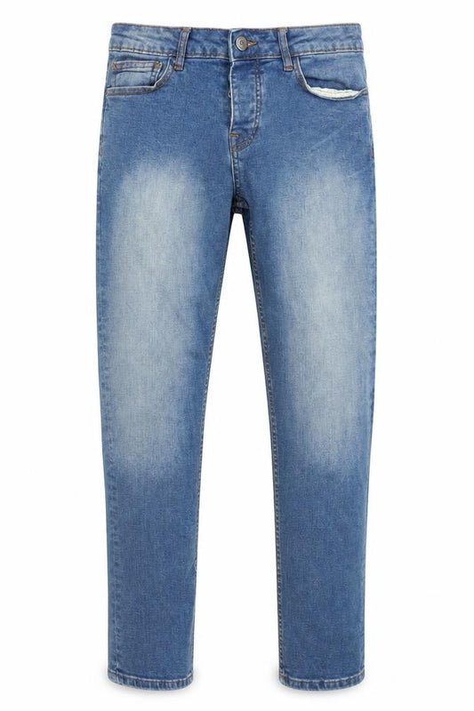 Denim Co Mens Blue  Cotton Skinny Jeans Size 30 in L28 in Regular Button