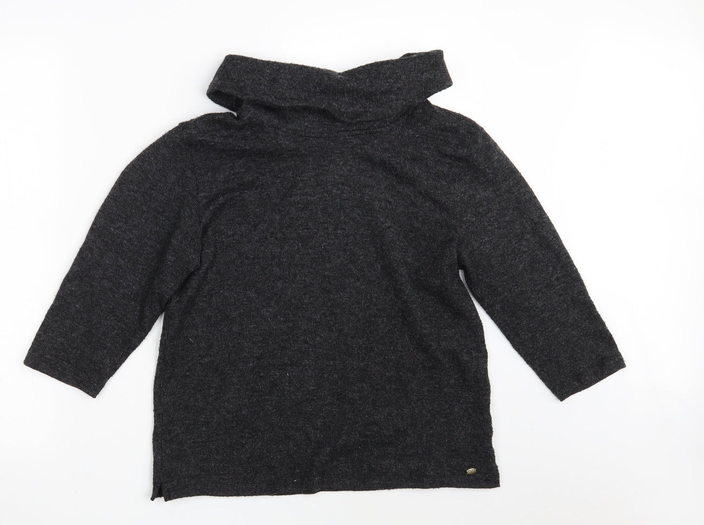 Tigi Womens Grey High Neck  Polyester Pullover Jumper Size 14   - Size14-16