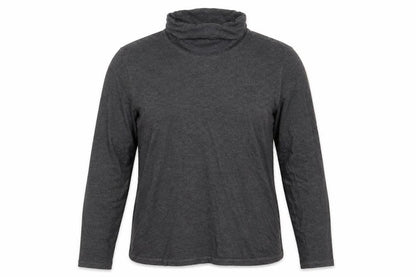 Augusta Womens Grey  Viscose Basic T-Shirt Size 14 High Neck