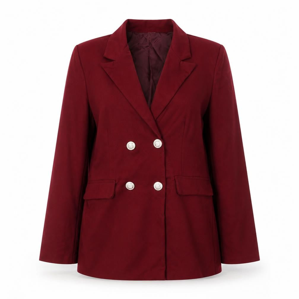 Made in Italy Womens Red   Jacket Blazer Size M  Button