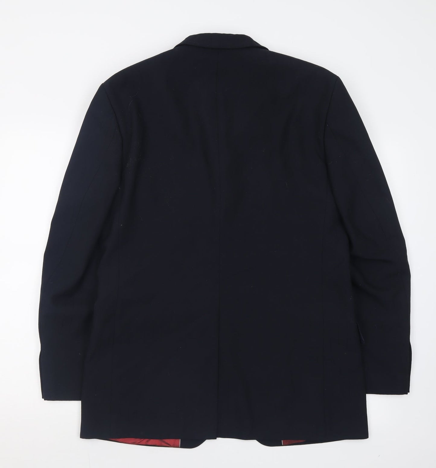 REMUS Mens Black  Polyacrylate Fibre Jacket Blazer Size 38