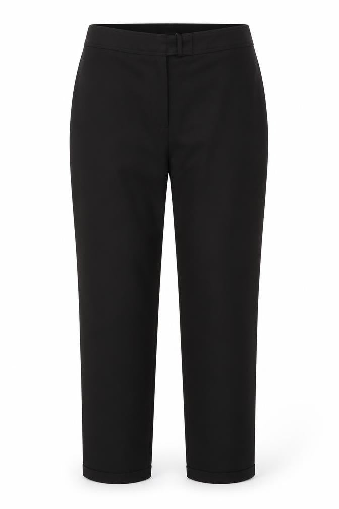 Jennifer & Grace Womens Brown  Polyester Trousers  Size 16 L27 in Regular Hook & Eye