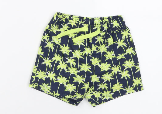 priamrk Boys Green  Polyester Cropped Trousers Size 12-18 Months  Tie