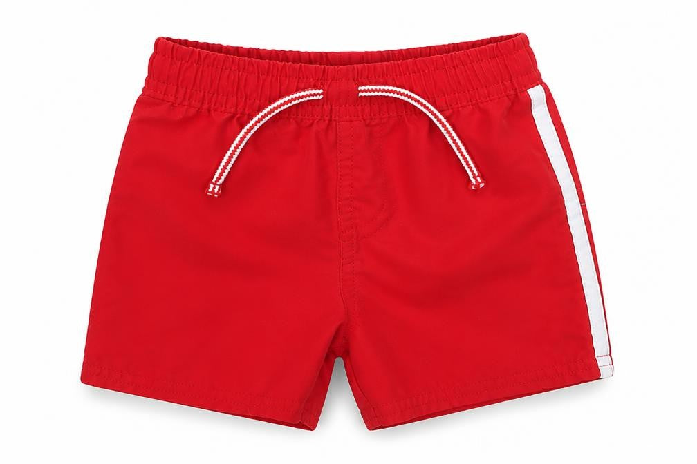 Primark Boys Red  Polyester Cropped Trousers Size 9-12 Months  Tie