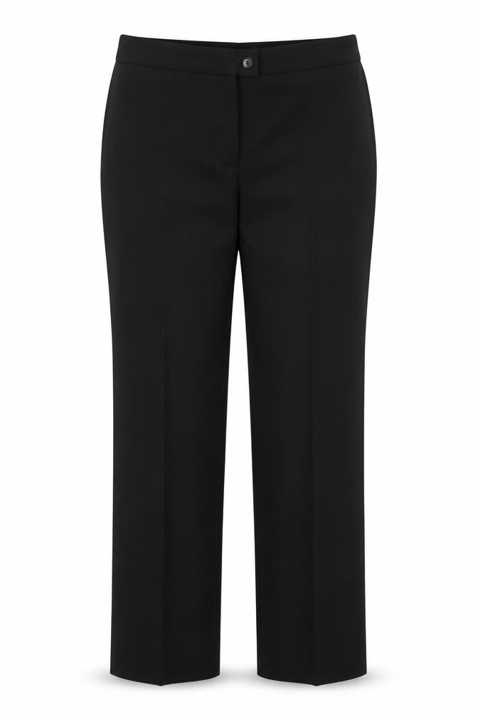 Russums Womens Black  Polyester Dress Pants Trousers Size 12 L29 in Regular Hook & Eye