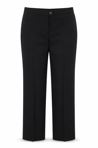 Russums Womens Black  Polyester Dress Pants Trousers Size 12 L29 in Regular Hook & Eye