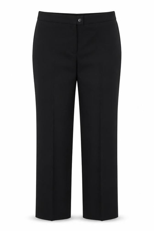 Russums Womens Black  Polyester Dress Pants Trousers Size 12 L29 in Regular Hook & Eye
