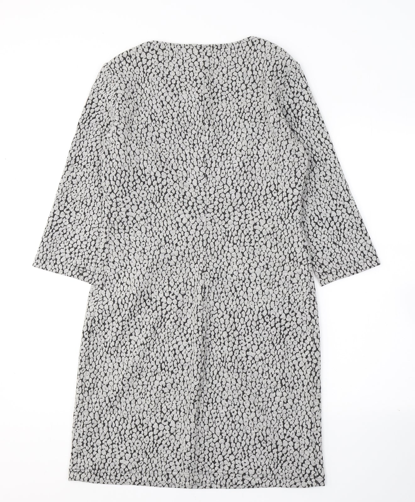 Taifun Womens Green Polka Dot Polyester A-Line  Size 10  Round Neck Pullover