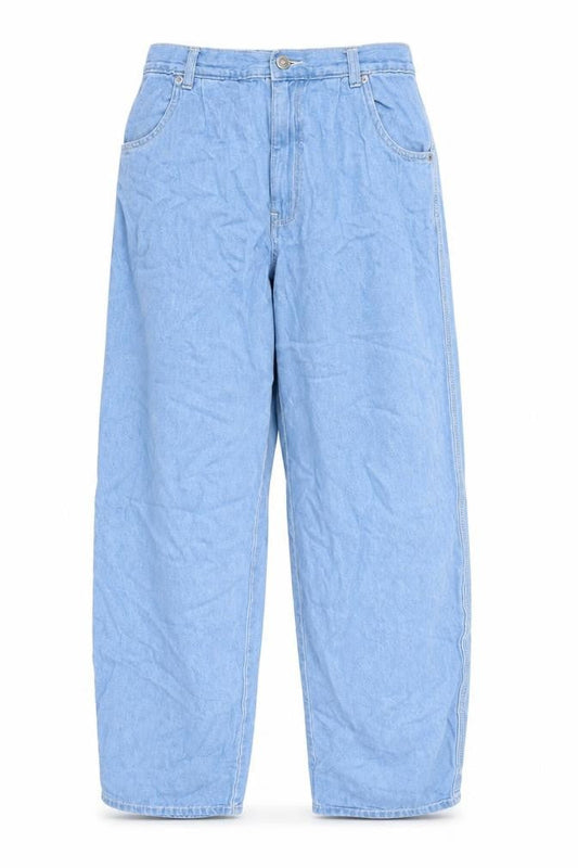 ASOS Womens Blue  Cotton Mom Jeans Size 28 in L32 in Regular Button