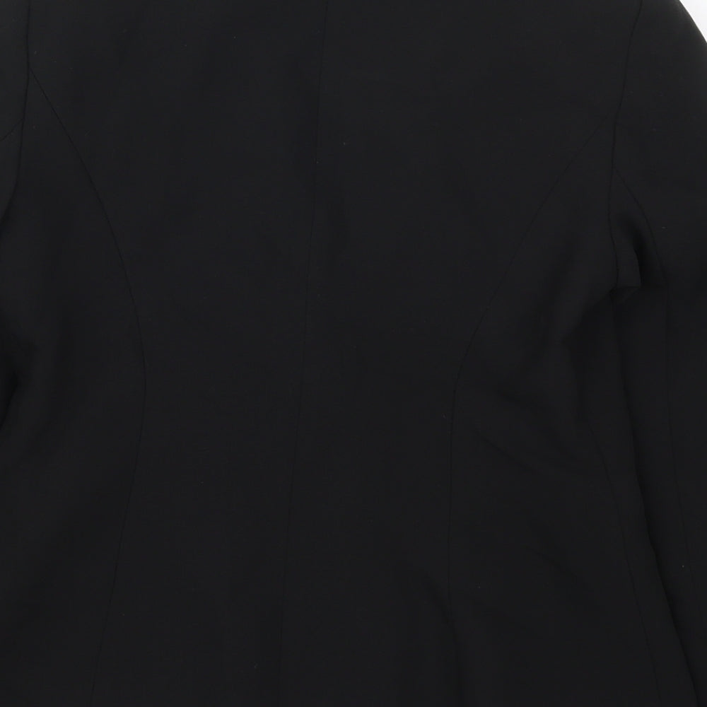Dorothy Perkins Womens Black  Polyester Jacket Suit Jacket Size 4
