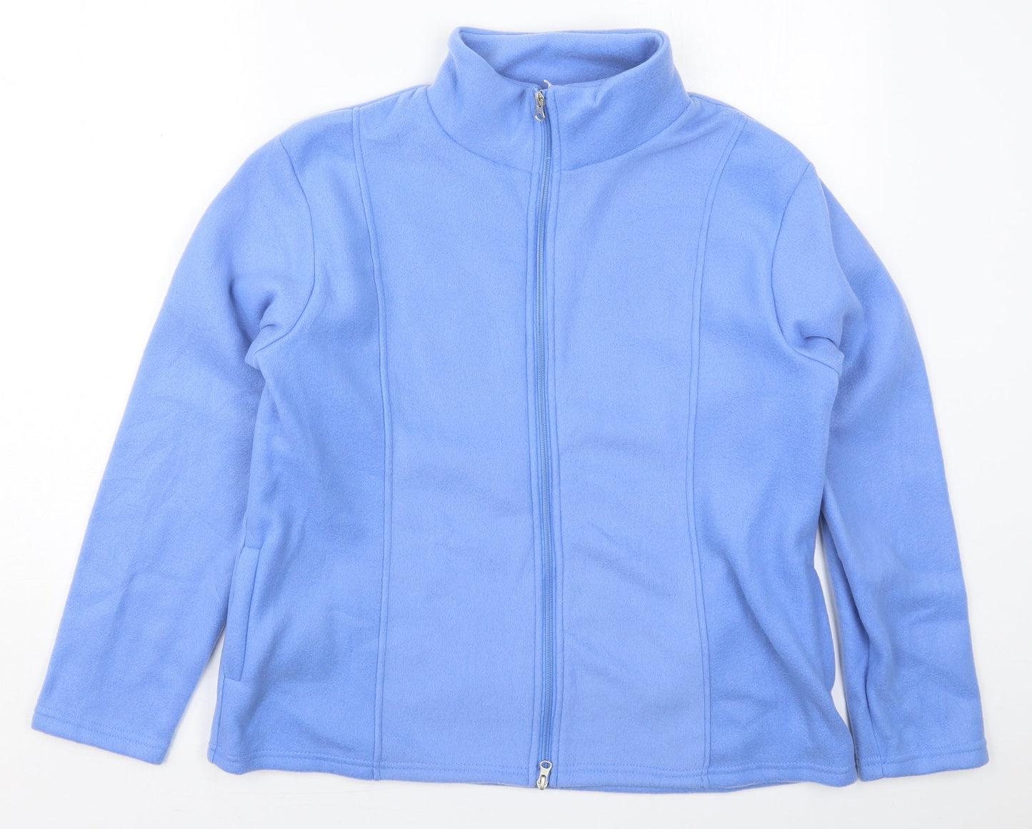 Anne De Lancay Womens Blue   Jacket  Size M  Zip