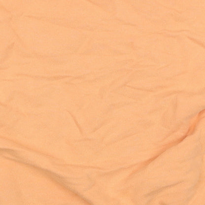 Pull&Bear Womens Orange Round Neck  Cotton Pullover Jumper Size M   - California