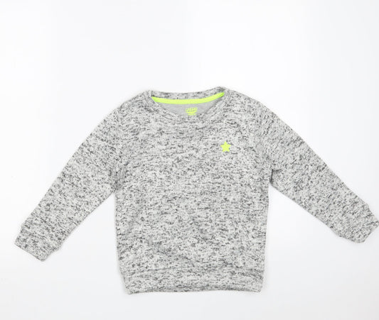 F&F Boys Grey  100% Polyester Pullover Sweatshirt Size 5-6 Years