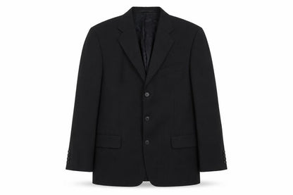 Bäumler Baumer Mens Black  Polyester Jacket Blazer Size 36