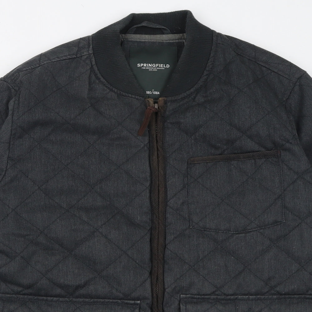 Springfield Womens Grey   Jacket  Size 12  Button