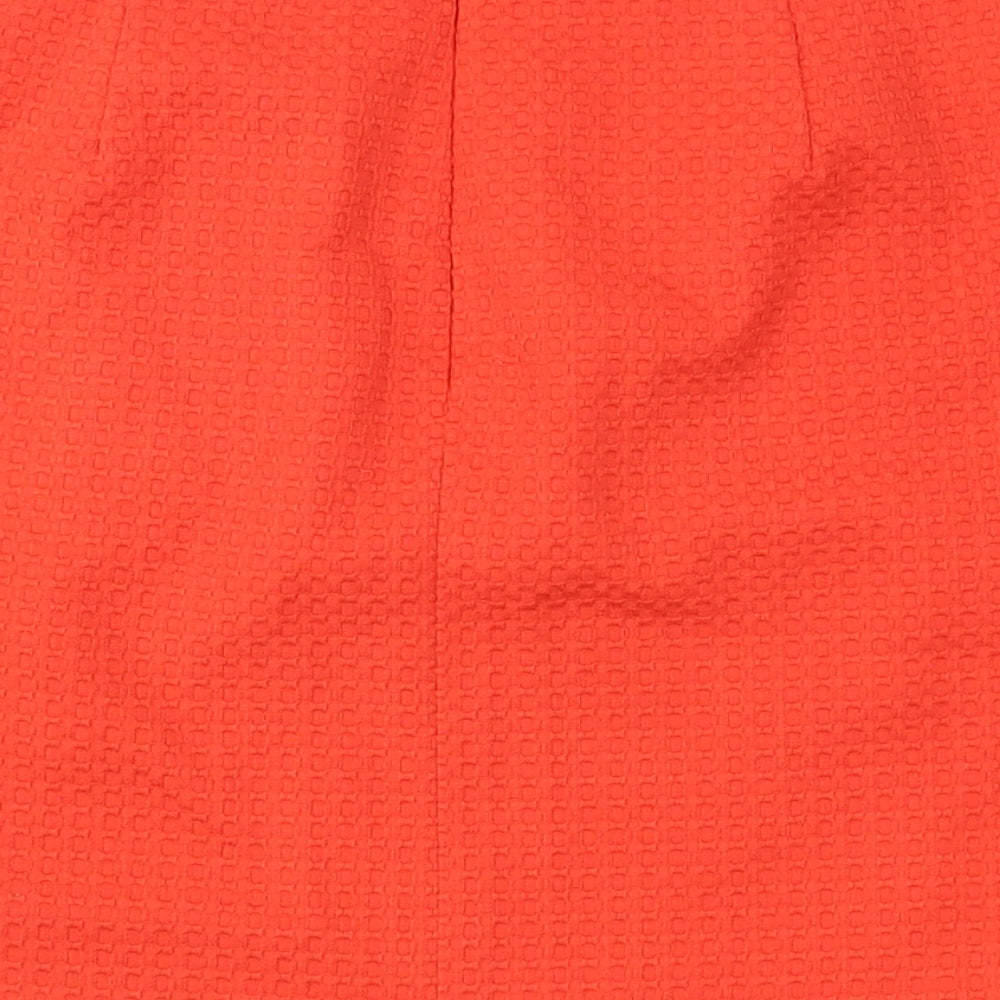 TU Womens Orange  Polyester Mini  Size 10   Zip