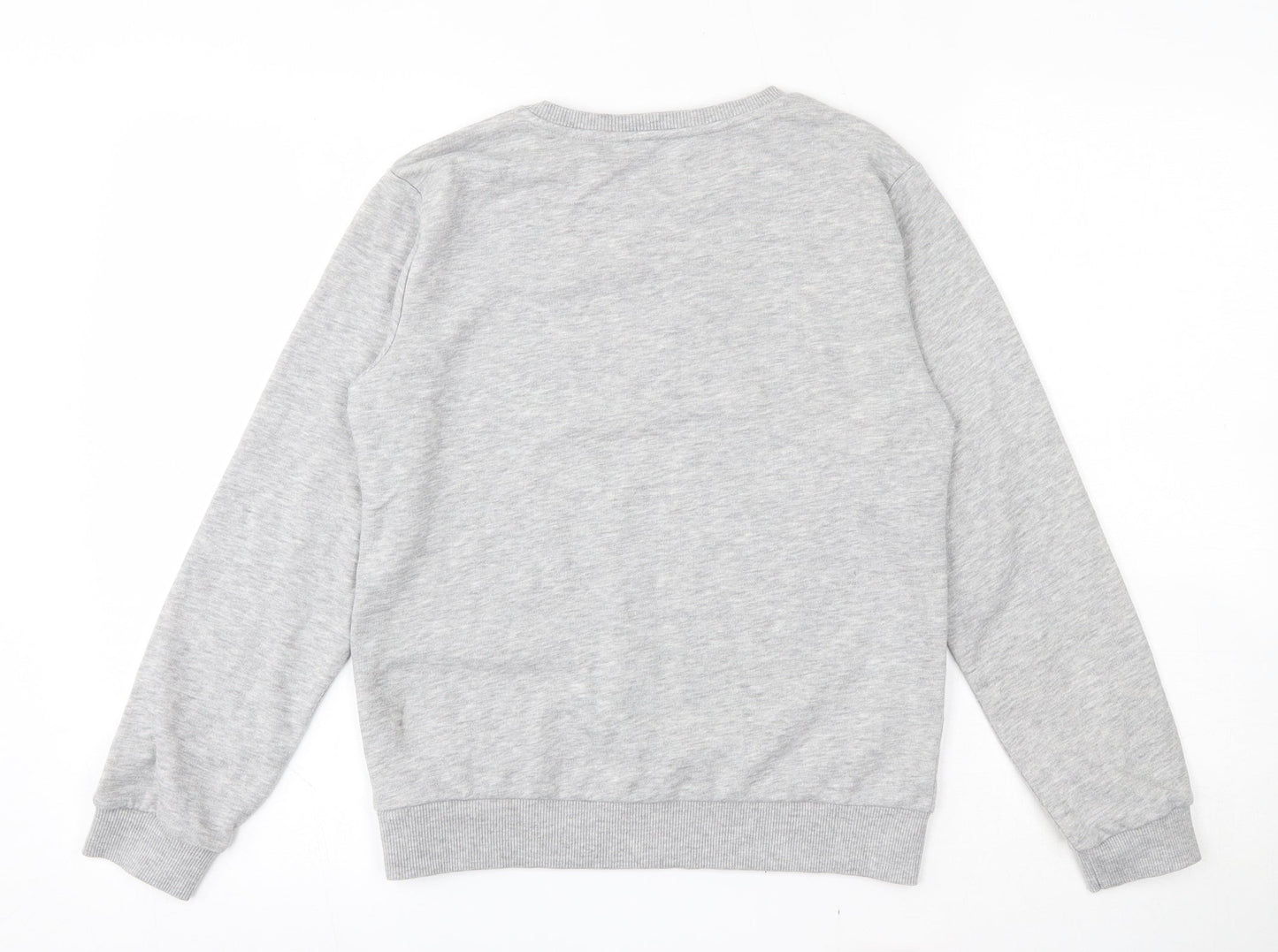 Very Girls Grey  Polyester Pullover Sweatshirt Size 12 Years