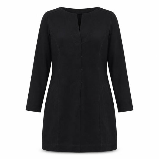 Sandwich Womens Black  Viscose Skater Dress  Size 38  Round Neck