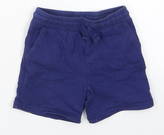 Carters Boys Blue  Cotton Sweatpants Trousers Size 18 Months  Drawstring - Sweat Shorts
