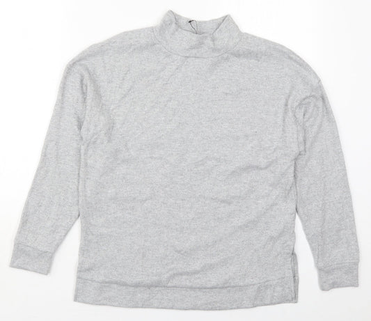 Marks and Spencer Womens Grey  Polyester Pullover Sweatshirt Size 8  Pullover
