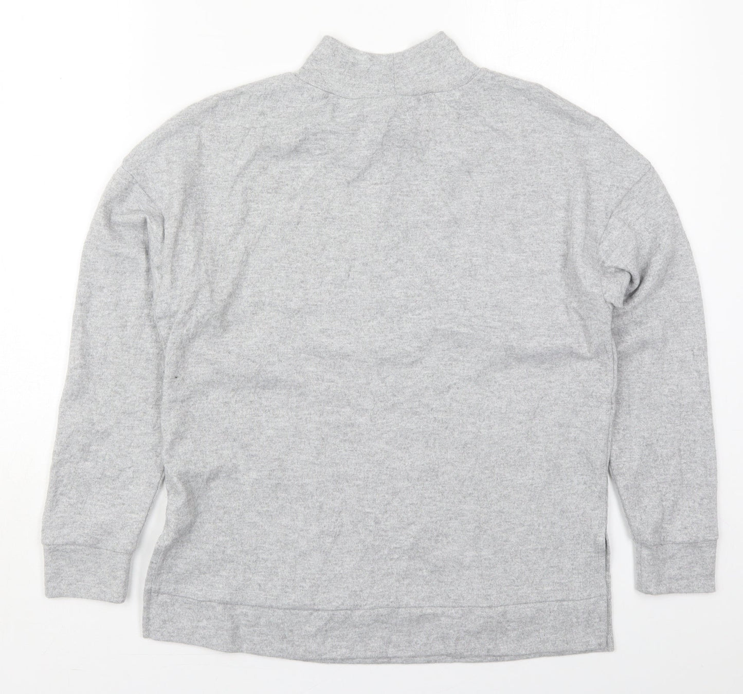 Marks and Spencer Womens Grey  Polyester Pullover Sweatshirt Size 8  Pullover
