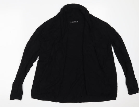 Dunnes Stores Womens Black V-Neck  Viscose Wrap Jumper Size M