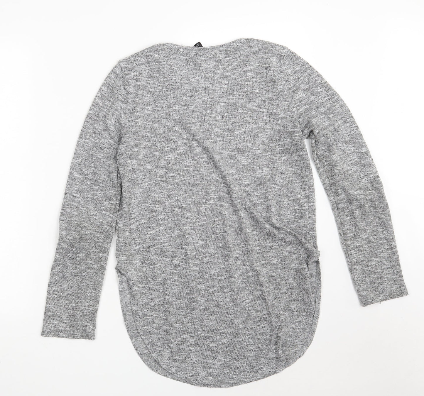 Atmosphere Womens Grey Round Neck  Polyester Pullover Jumper Size 12