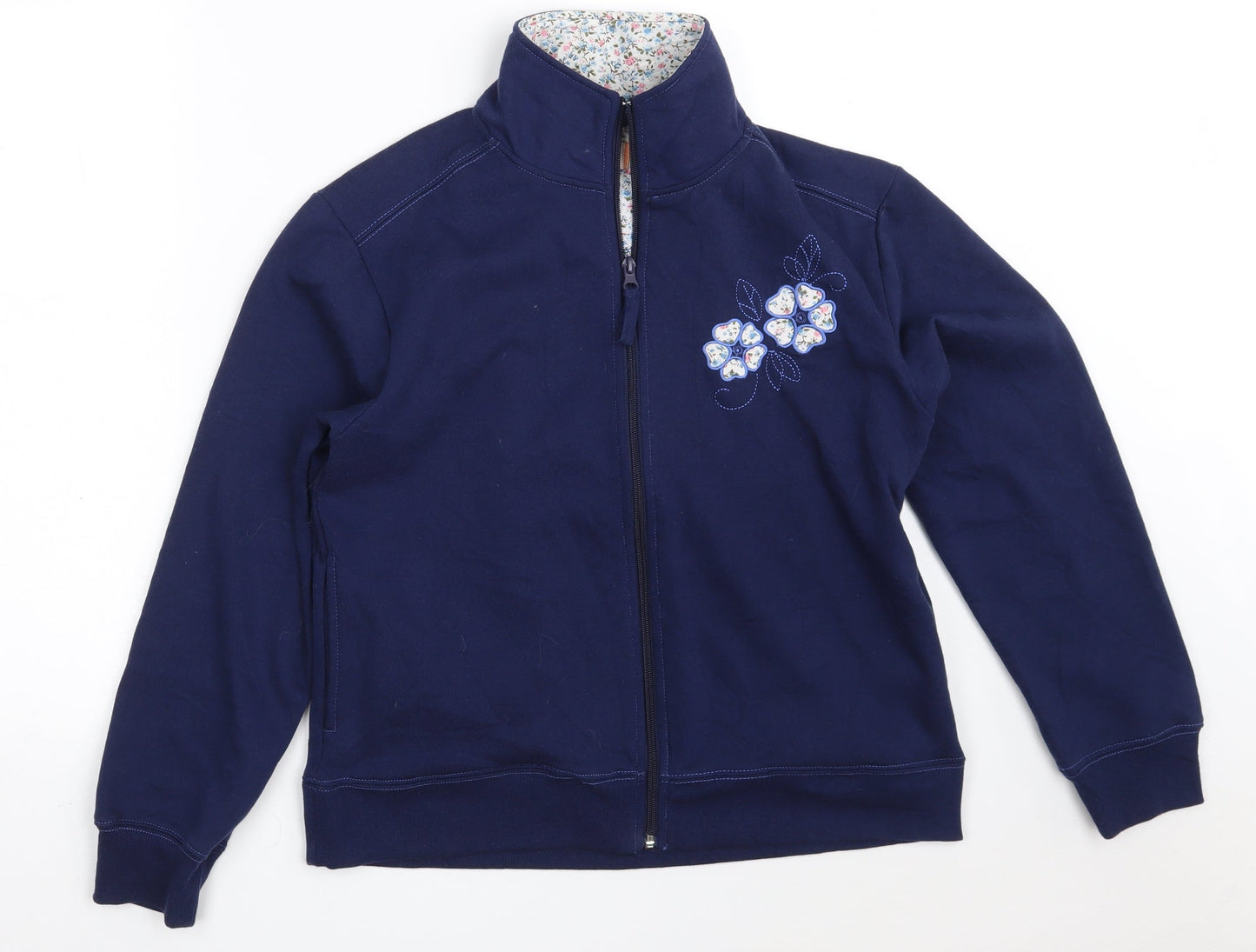 Dixie  Womens Blue   Jacket  Size S  Zip - SIZE S/M