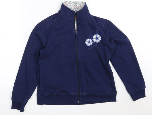 Dixie  Womens Blue   Jacket  Size S  Zip - SIZE S/M