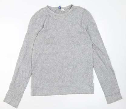 H&M Womens Grey  Coir Pullover Sweatshirt Size S  Pullover