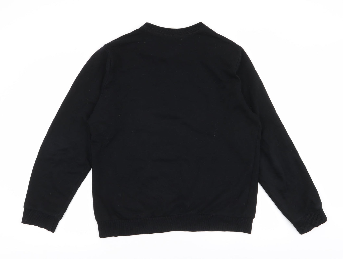 Oxylane Mens Black  Polyester Pullover Sweatshirt Size L