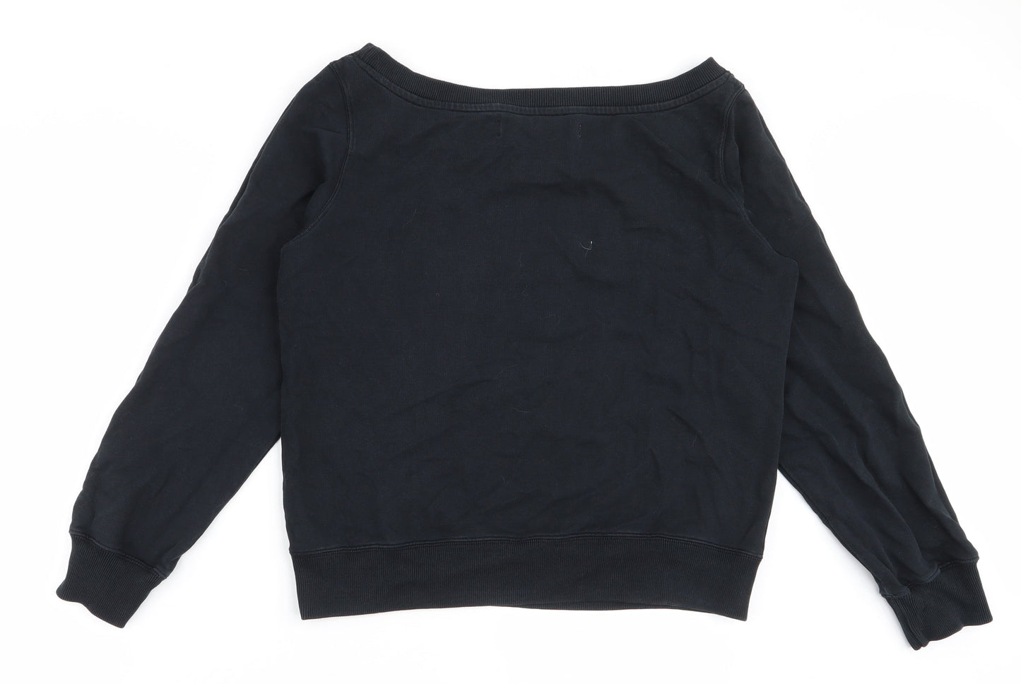 Aem Kei Womens Black  100% Cotton Pullover Sweatshirt Size L  Pullover