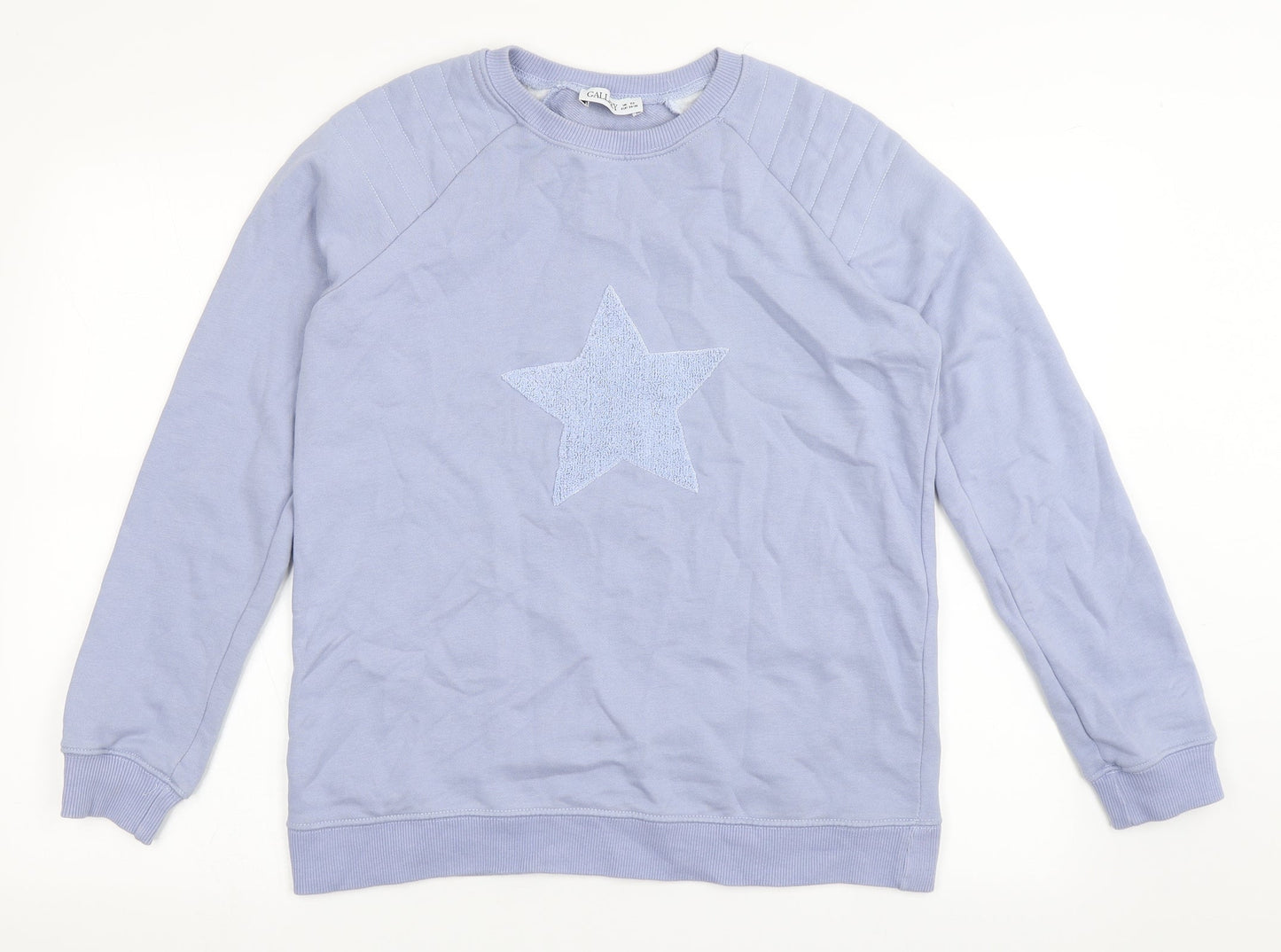 Gallery Womens Blue   Pullover Sweatshirt Size XS  Pullover