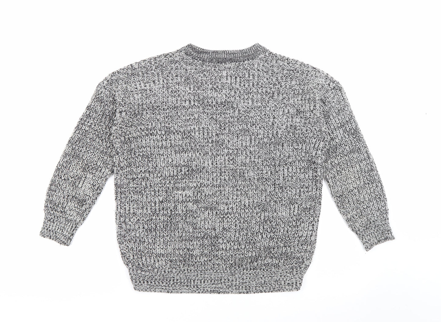 Atmosphere Womens Grey Crew Neck  Acrylic Pullover Jumper Size 8